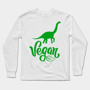 Vegetarian Dinosaur Long Sleeve T-Shirt